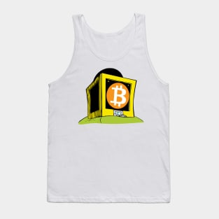 funny – crypto – store of value – Bitcoin vault (gold variant) Tank Top